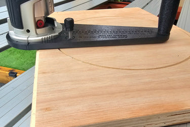 Erbauer ERI1111ROU 2in1 router base Offset Circle Jig 120-370mm