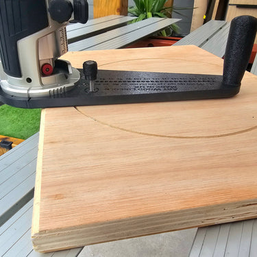 Erbauer ERI1111ROU 2in1 router base Offset Circle Jig 120-370mm