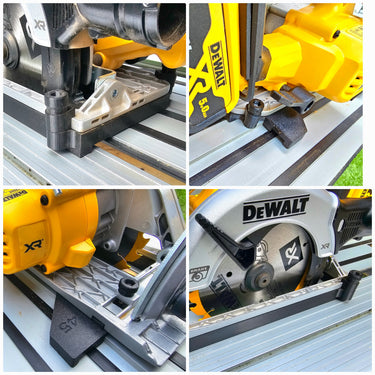 Dewalt DCS391 DCS565 circular saw adapter guide rail base compatible with DEWALT guide rail track