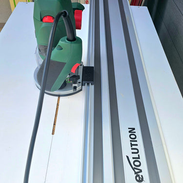 Bosch POF1200 POF1400 router adapter guide rail TRIMMER base compatible with EVOLUTION guide rail track