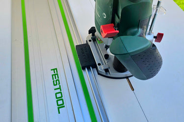 Bosch POF1200 POF1400 router adapter guide rail TRIMMER base compatible with FESTOOL guide rail track