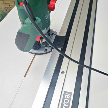 Bosch POF1200 POF1400 router adapter guide rail TRIMMER base compatible with RYOBI guide rail track