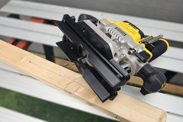 Dewalt DCW620 center jig adapter router base Mortises Groove Slotting
