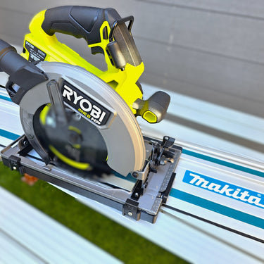 Ryobi RCS18X1 circular saw adapter guide rail base compatible with MAKITA guide rail track