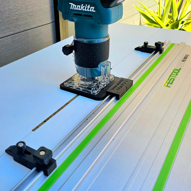 Makita DRT52 router adapter guide rail TRIMMER base compatible with FESTOOL guide rail track