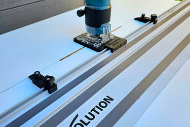 Makita DRT52 router adapter guide rail TRIMMER base compatible with EVOLUTION guide rail track