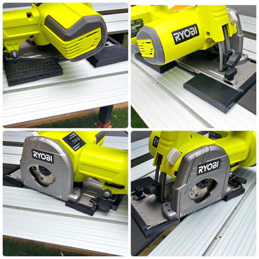 Ryobi R18MMS circular saw adapter guide rail base compatible with BOSCH MAFELL guide rail track