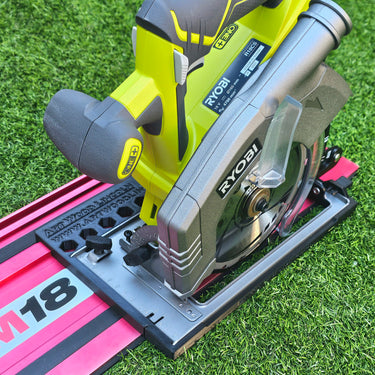 Ryobi R18CS-0 circular saw adapter guide rail base compatible with MILWAUKEE guide rail track
