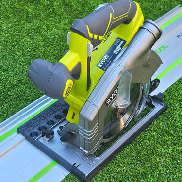 Ryobi R18CS-0 circular saw adapter guide rail base compatible with FESTOOL guide rail track