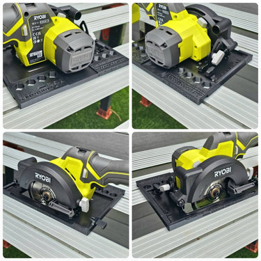 Ryobi R18CS115-0 circular saw adapter guide rail base compatible with MAKITA guide rail track