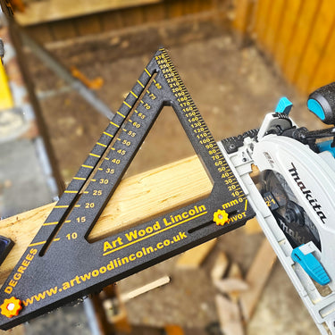 RAFTER SPEED SQUARE Circular Saw Cutting Guide Zero Clearance carpentry roofing