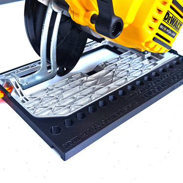 Dewalt DCS391 DCS565 circular saw adapter guide rail base compatible with MILWAUKEE guide rail track