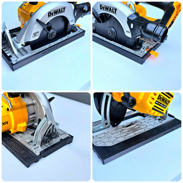 Dewalt DCS391 DCS565 circular saw adapter guide rail base compatible with DEWALT guide rail track