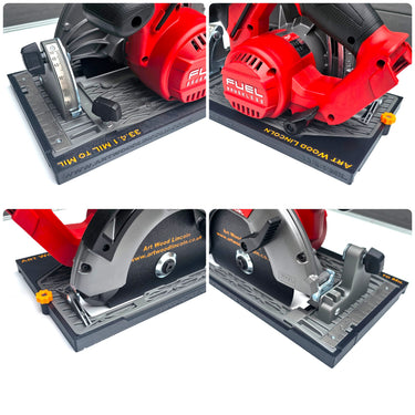 Milwaukee M18CCS66 2732-20 circular saw adapter guide rail base compatible with BUYAPARCEL guide rail track