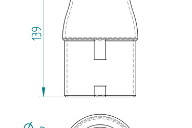 Dewalt DCM572 blower stubby nozzle attachment 3 pcs set