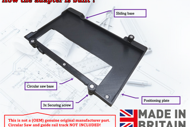 Bosch GKS18V-57 circular saw adapter guide rail base compatible with BOSCH MAFELL guide rail track