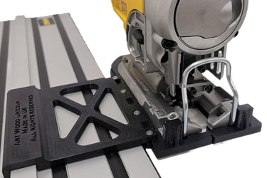 Dewalt DCS331 DW331 jigsaw adapter guide rail base compatible with DEWALT guide rail track