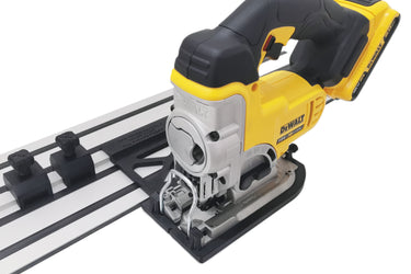 Dewalt DCS331 DW331 jigsaw adapter guide rail base compatible with DEWALT guide rail track