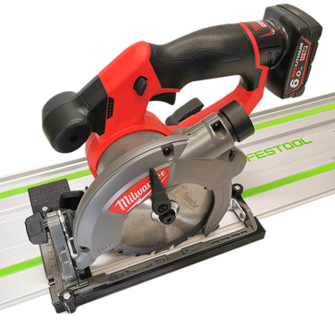 Milwaukee M12CCS44 2530-20 circular saw adapter guide rail base compatible with FESTOOL guide rail track