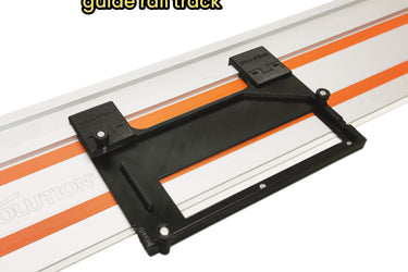 Milwaukee M12CCS44 2530-20 circular saw adapter guide rail base compatible with EVOLUTION guide rail track