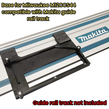 Milwaukee M12CCS44 2530-20 circular saw adapter guide rail base compatible with MAKITA guide rail track