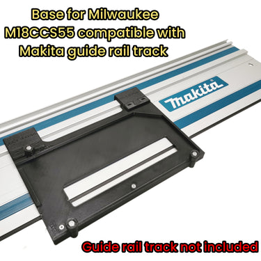 Milwaukee M18CCS55 2730-20 circular saw adapter guide rail base compatible with MAKITA guide rail track