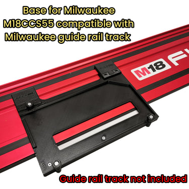 Milwaukee M18CCS55 2730-20 circular saw adapter guide rail base compatible with MILWAUKEE guide rail track