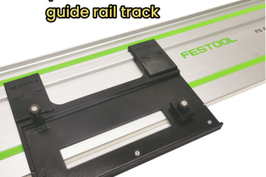 Dewalt DCS571 circular saw adapter guide rail base compatible with FESTOOL guide rail track