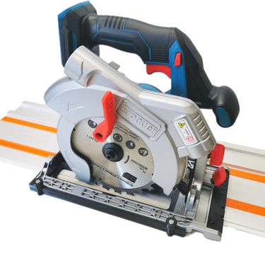 Erbauer ECS18-Li circular saw adapter guide rail base compatible with EVOLUTION guide rail track