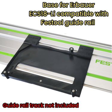 Erbauer ECS18-Li circular saw adapter guide rail base compatible with FESTOOL guide rail track