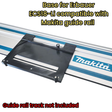 Erbauer ECS18-Li circular saw adapter guide rail base compatible with MAKITA guide rail track