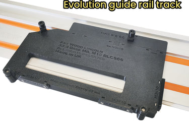 Milwaukee M18BLCS66 2631-20 circular saw adapter guide rail base compatible with EVOLUTION guide rail track