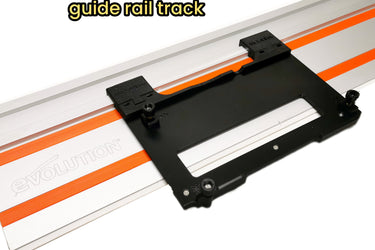 Makita DHS680 DHS680Z XSH03Z circular saw adapter guide rail base compatible with EVOLUTION guide rail track