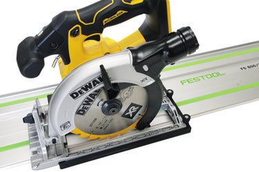 Dewalt DCS391 DCS565 circular saw adapter guide rail base compatible with FESTOOL guide rail track