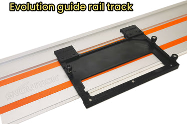 Dewalt DCS391 DCS565 circular saw adapter guide rail base compatible with EVOLUTION guide rail track