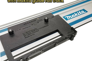 Dewalt DCS570 DWE575 DCS575 DCS578 DCS573 circular saw adapter guide rail base compatible with MAKITA guide rail track