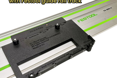 Dewalt DCS570 DWE575 DCS575 DCS578 DCS573 circular saw adapter guide rail base compatible with FESTOOL guide rail track