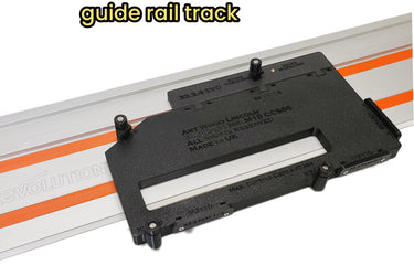 Milwaukee M18CCS66 2732-20 circular saw adapter guide rail base compatible with EVOLUTION guide rail track