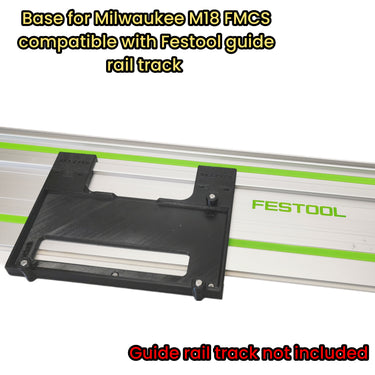 Milwaukee M18FMCS 2782-20 circular saw adapter guide rail base compatible with FESTOOL guide rail track