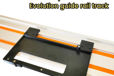 Makita DHS660 DHS660Z circular saw adapter guide rail base compatible with EVOLUTION guide rail track