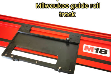 Makita DHS660 DHS660Z circular saw adapter guide rail base compatible with MILWAUKEE guide rail track