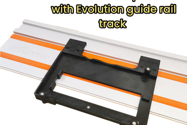 Bosch GKS18V-57-2 circular saw adapter guide rail base compatible with EVOLUTION guide rail track