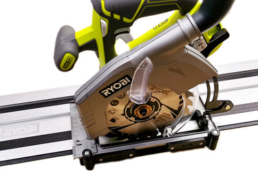 Ryobi R18CS-0 circular saw adapter guide rail base compatible with RYOBI guide rail track