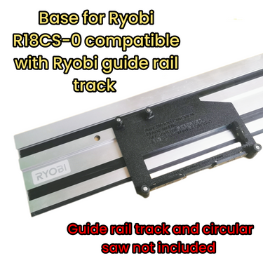 Ryobi R18CS-0 circular saw adapter guide rail base compatible with RYOBI guide rail track