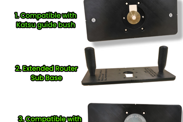 Bosch GKF18V-8 router extended sub base for trimmer