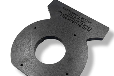 Dewalt DCW620 router adapter guide rail base compatible with DEWALT guide rail track