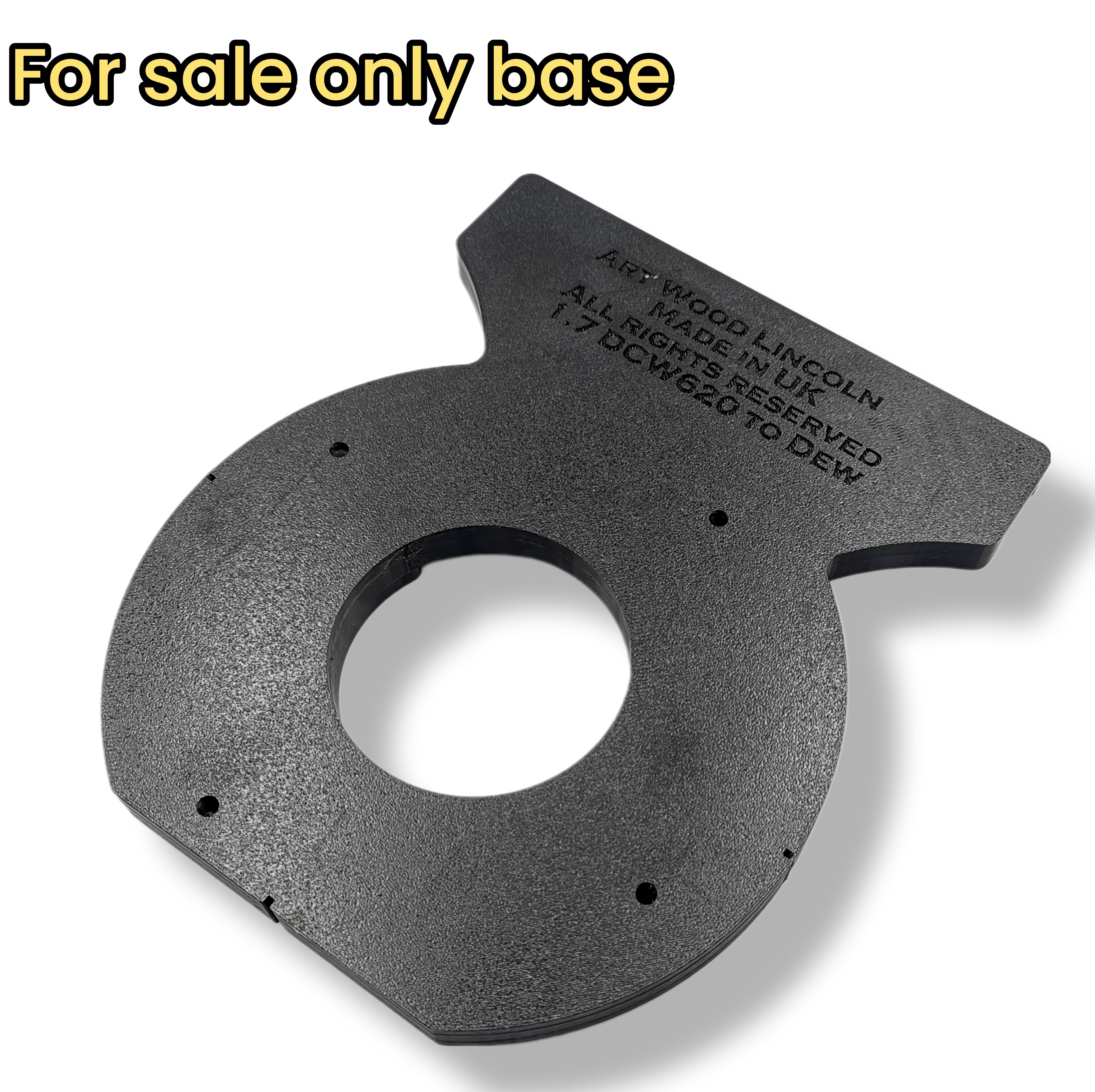 Dewalt DCW620 router adapter guide rail base compatible with DEWALT gu ...