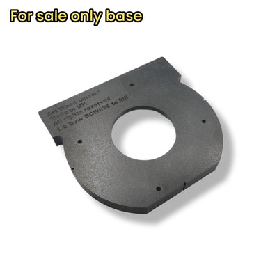 Dewalt DCW620 router adapter guide rail base compatible with MILWAUKEE guide rail track