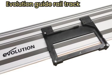 Milwaukee M18FCS552 2833-20 circular saw adapter guide rail base compatible with EVOLUTION guide rail track