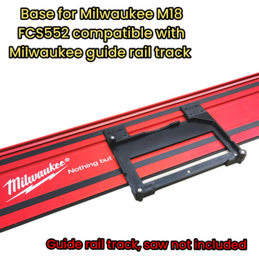 Milwaukee M18FCS552 2833-20 circular saw adapter guide rail base compatible with MILWAUKEE guide rail track